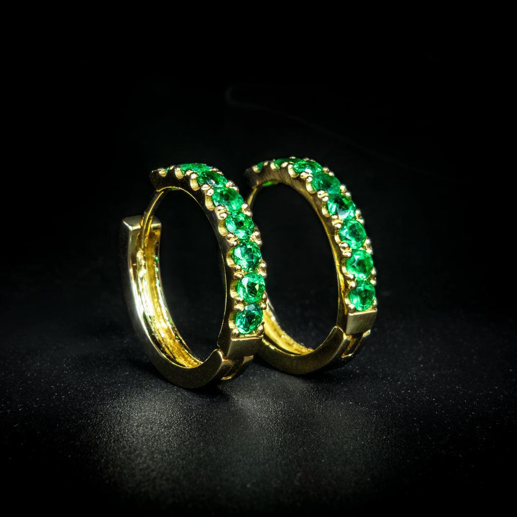 EARRINGS L’INFINI VERT