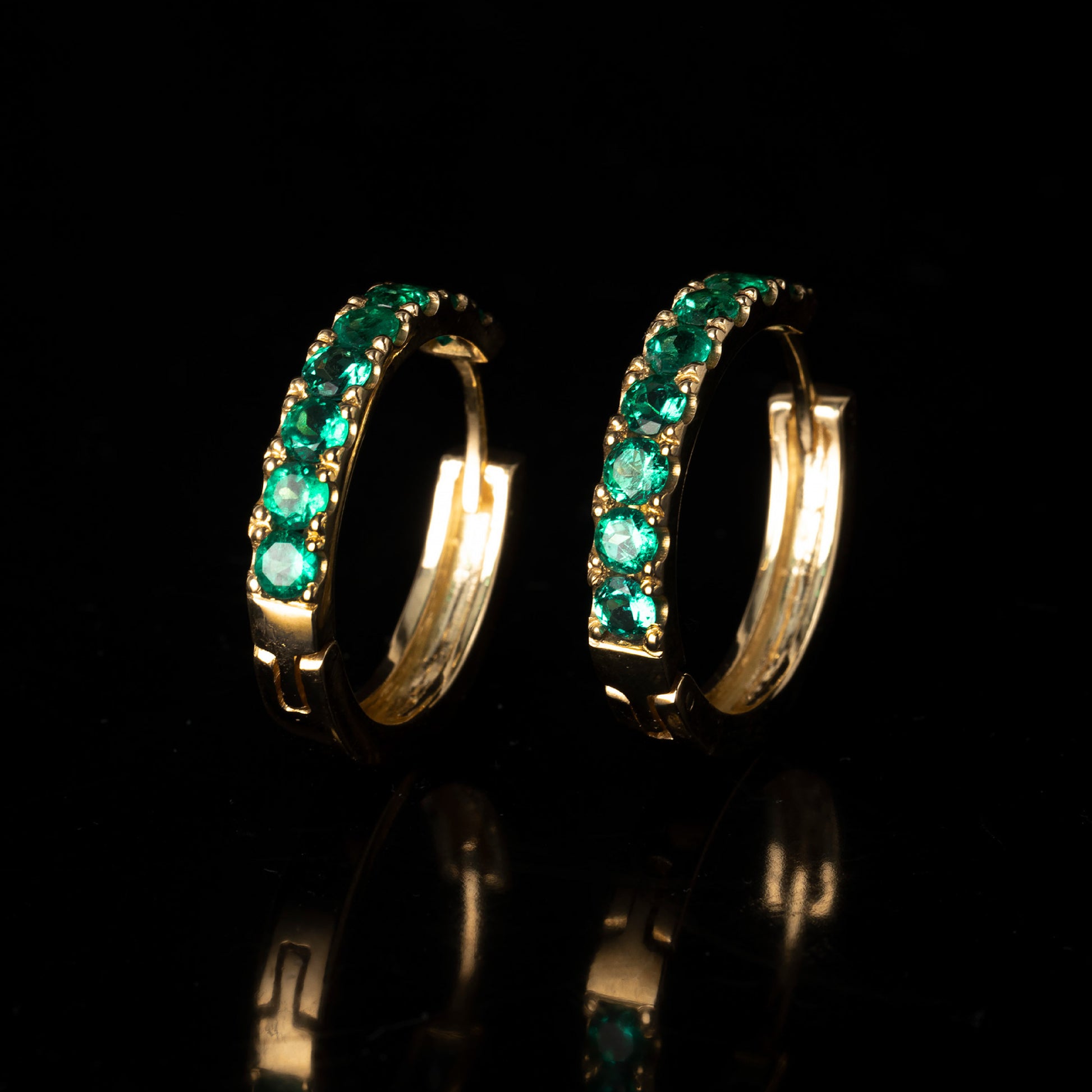 EARRINGS L’INFINI VERT